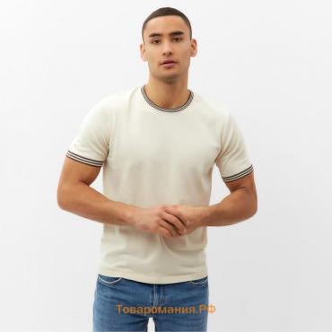 Джемпер мужской MINAKU REGULAR FIT: цвет экрю, р-р 48